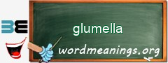 WordMeaning blackboard for glumella